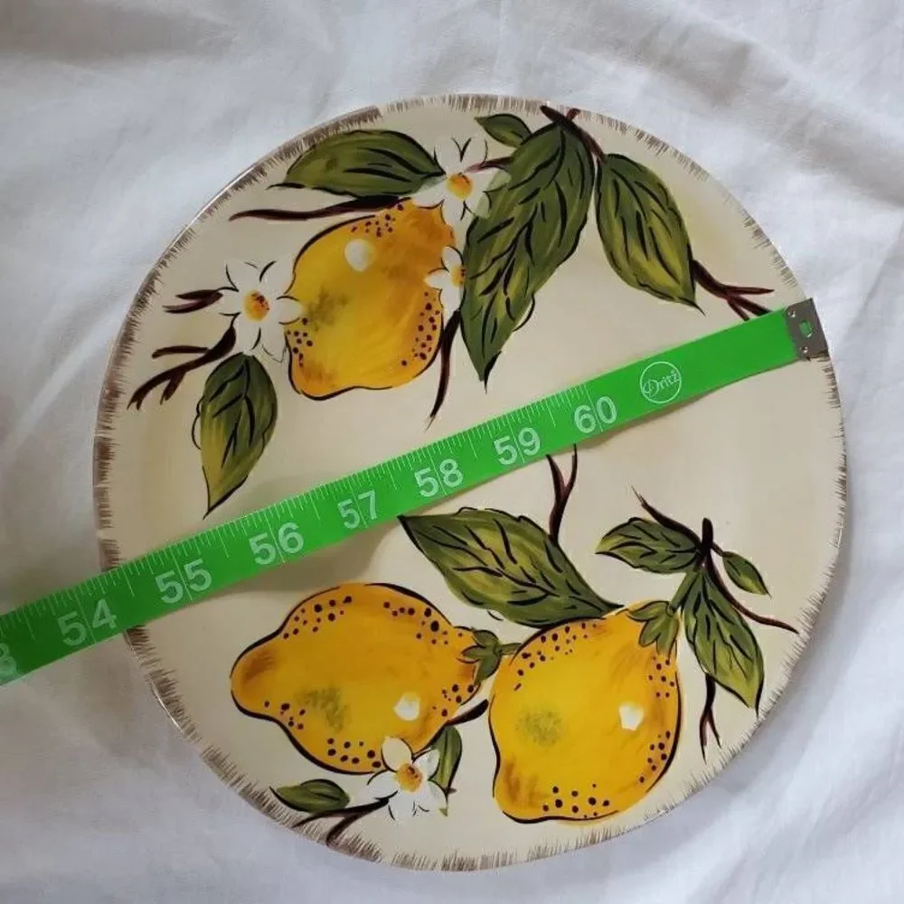 Pier1 Imports Avalon Lemon Ceramic Plate 7